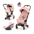 Carucior 3 in 1 pentru copii Cybex Coya Style, premium, Peach Pink cu cadru Rosegold - 1