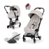 Carucior 3 in 1 pentru copii Cybex Coya Style, premium, City Grey cu cadru Chrome - 1