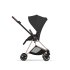 Carucior sport pentru copii Cybex Mios Style, premium, Sepia Black cu cadru Rosegold - 3