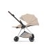 Carucior sport pentru copii Cybex Mios Style, premium, Cozy Beige cu cadru Chrome - 5