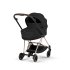Carucior 2 in 1 pentru copii Cybex Mios Style, premium, Sepia Black cu cadru Rosegold - 2