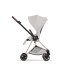 Carucior 2 in 1 pentru copii Cybex Mios Style, premium, City Grey cu cadru Rosegold - 8