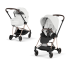 Carucior 2 in 1 pentru copii Cybex Mios Style, premium, Off White cu cadru Rosegold - 1
