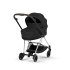Carucior 2 in 1 pentru copii Cybex Mios Style, premium, Sepia Black cu cadru Chrome - 2
