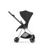 Carucior 2 in 1 pentru copii Cybex Mios Style, premium, Sepia Black cu cadru Chrome - 8