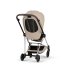 Carucior 2 in 1 pentru copii Cybex Mios Style, premium, Cozy Beige cu cadru Chrome - 7