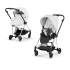 Carucior 2 in 1 pentru copii Cybex Mios Style, premium, Off White cu cadru Chrome - 1