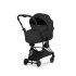 Carucior 2 in 1 pentru copii Cybex Coya Style, premium, Sepia Black cu cadru Matt Black - 3