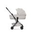 Carucior 2 in 1 pentru copii Cybex Coya Style, premium, City Grey cu cadru Matt Black - 8