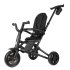 Tricicleta pentru copii Ultrapliabila QPlay Nova Niello, Reversibila, Roti Cauciuc, 10-36 Luni, Negru - 8