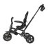 Tricicleta pentru copii Ultrapliabila QPlay Nova Niello, Reversibila, Roti Cauciuc, 10-36 Luni, Negru - 7