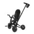 Tricicleta pentru copii Ultrapliabila QPlay Nova Niello, Reversibila, Roti Cauciuc, 10-36 Luni, Negru - 6