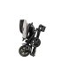 Tricicleta pentru copii Ultrapliabila QPlay Nova Niello, Reversibila, Roti Cauciuc, 10-36 Luni, Gri - 2