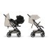 Καρότσι μωρού Cybex Gold Beezy, άνετο, συμπαγές, Dune Grey - 7