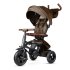 Tricicleta pentru copii QPlay Rito Deluxe, Evolutiva, Pliabila, Roti Gonflabile, 10-36 Luni, Maro - 2