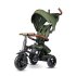Tricicleta pentru copii QPlay Rito Deluxe, Evolutiva, Pliabila, Roti Gonflabile, 10-36 Luni, Verde-Maslina - 1