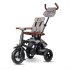 Tricicleta pentru copii QPlay Rito Deluxe, Evolutiva, Pliabila, Roti Gonflabile, 10-36 Luni, Gri - 3