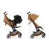 Cybex Gold Libelle, εξαιρετικά ελαφρύ, εύκαμπτο καρότσι, χρώματος Cinnamon Yellow, με μαύρο σκελετό - 12
