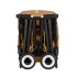 Cybex Gold Libelle - ултралека, гъвкава количка в цвят канела и жълто с черна рамка - 10
