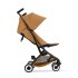 Cybex Gold Libelle, εξαιρετικά ελαφρύ, εύκαμπτο καρότσι, χρώματος Cinnamon Yellow, με μαύρο σκελετό - 3