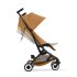 Carucior sport pentru copii Cybex Gold Libelle, ultra-usor, flexibil, Cinnamon Yellow cu cadru Black - 4