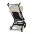 Carucior sport pentru copii Cybex Gold Libelle, ultra-usor, flexibil, Dune Grey cu cadru Black - 6