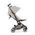 Carucior sport pentru copii Cybex Gold Libelle, ultra-usor, flexibil, Dune Grey cu cadru Black - 4