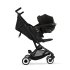 Cybex Gold Libelle - ултралека, гъвкава количка Magic Black с черна рамка - 7