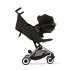 Cybex Gold Libelle, εξαιρετικά ελαφρύ, εύκαμπτο καρότσι, χρώματος σοκολατί καφέ με σκελετό Taupe - 7