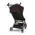 Cybex Gold Libelle ултралека, гъвкава количка, шоколадово кафява с рамка в цвят Taupe - 6