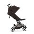 Cybex Gold Libelle ултралека, гъвкава количка, шоколадово кафява с рамка в цвят Taupe - 4