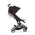Cybex Gold Libelle ултралека, гъвкава количка, шоколадово кафява с рамка в цвят Taupe - 5