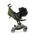 Carucior sport pentru copii Cybex Gold Libelle, ultra-usor, flexibil,  Moss Green cu cadru Taupe - 7