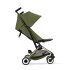 Carucior sport pentru copii Cybex Gold Libelle, ultra-usor, flexibil,  Moss Green cu cadru Taupe - 4