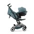 Carucior sport pentru copii Cybex Gold Libelle, ultra-usor, flexibil,  Stormy Blue cu cadru Taupe - 7