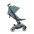 Carucior sport pentru copii Cybex Gold Libelle, ultra-usor, flexibil,  Stormy Blue cu cadru Taupe - 4