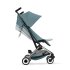 Carucior sport pentru copii Cybex Gold Libelle, ultra-usor, flexibil,  Stormy Blue cu cadru Taupe - 5