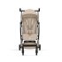 Carucior sport pentru copii Cybex Gold Libelle, ultra-usor, flexibil,  Almond Beige cu cadru Taupe - 2