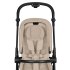 Бебешка количка Cybex Melio Carbon, ултра лека, компактна, цвят Almond Beige - 8