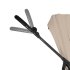 Бебешка количка Cybex Melio Carbon, ултра лека, компактна, цвят Almond Beige - 15