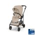 Бебешка количка Cybex Melio Carbon, ултра лека, компактна, цвят Almond Beige - 12