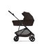 Παιδικό καρότσι Cybex Melio Carbon 2 σε 1, εξαιρετικά ελαφρύ, με πορτ-μπεμπέ, σε χρώμα Chocolate Brown - 12