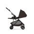 Παιδικό καρότσι Cybex Melio Carbon 2 σε 1, εξαιρετικά ελαφρύ, με πορτ-μπεμπέ, σε χρώμα Chocolate Brown - 8
