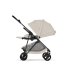 Παιδικό καρότσι Cybex Melio Carbon 2 σε 1, εξαιρετικά ελαφρύ, με πορτ-μπεμπέ, Dune Grey - 9