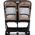 Carucior pentru Gemeni Cavoe Deux, Pliere Automata, Pana la 22 kg, Mocca - 3