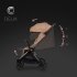 Carucior pentru Gemeni Cavoe Deux, Pliere Automata, Pana la 22 kg, Mocca - 15