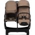 Carucior pentru Gemeni Cavoe Deux, Pliere Automata, Pana la 22 kg, Mocca - 5