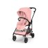 Παιδικό καρότσι Cybex Melio Carbon 2 σε 1, εξαιρετικά ελαφρύ, με πορτ-μπεμπέ, Candy Pink - 3