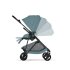 Carucior 2 in 1 Cybex Melio Carbon pentru copii, ultra usor, cu landou, Stormy Blue - 11