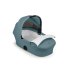 Carucior 2 in 1 Cybex Melio Carbon pentru copii, ultra usor, cu landou, Stormy Blue - 14